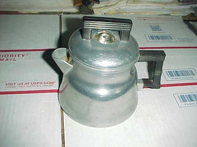 Vintage Wear-Ever Aluminum 3002 Stove Top Coffee Pot 2 Cup Percolator Cookware