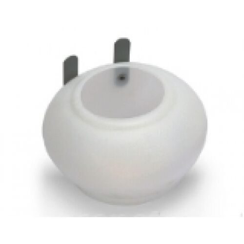 Pigeon Product - Drinker/Feeder for pigeons - White Plastic Round Cup