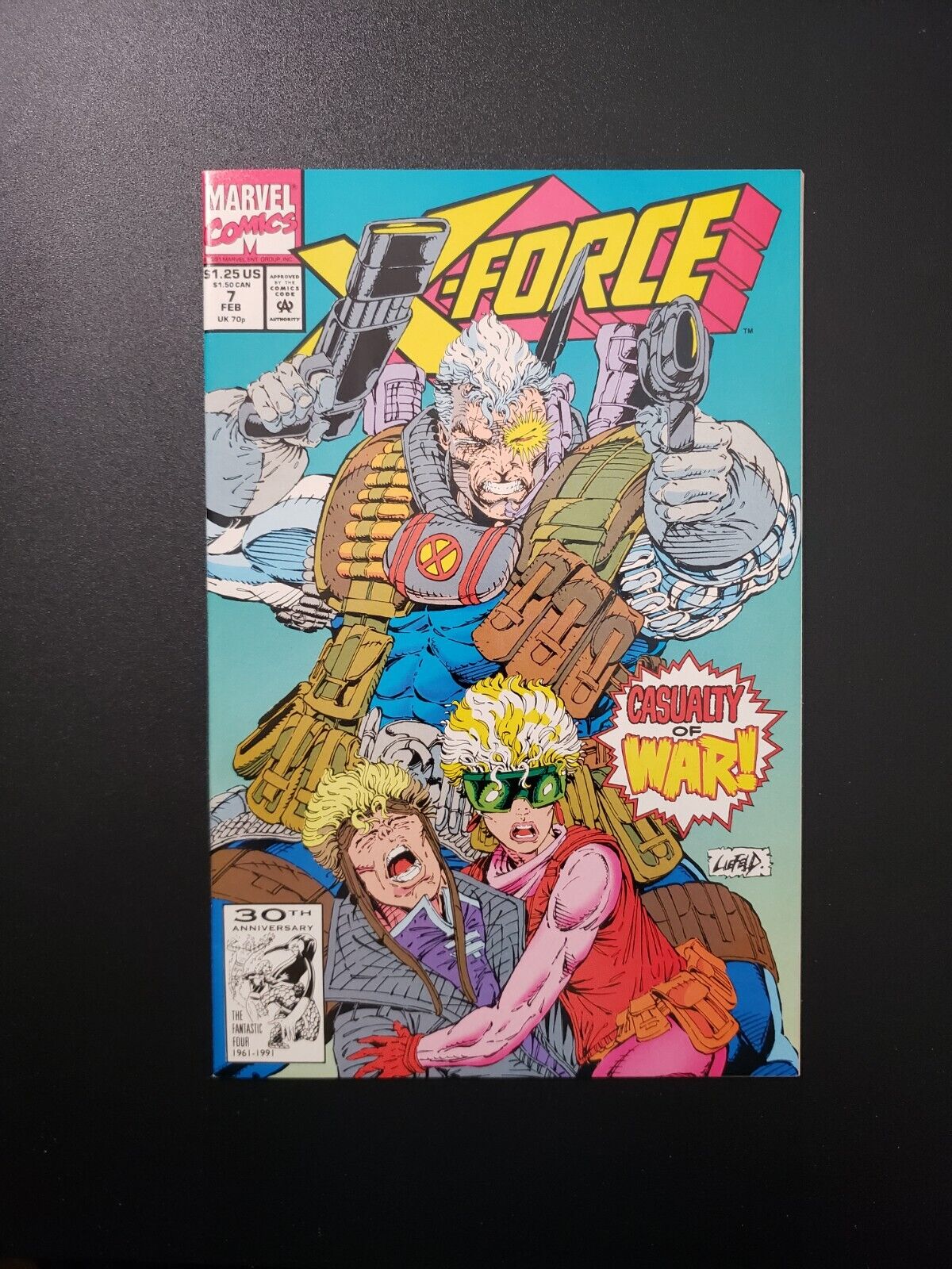 X-Force #7 - 1991 Marvel Comics - Liefeld