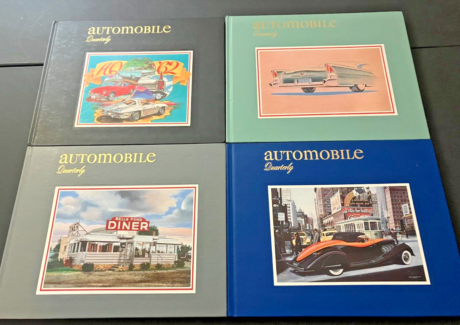Vintage Automobile Quarterly Volume 30 Complete Set 1-4 Hardcover Books - CLEAN