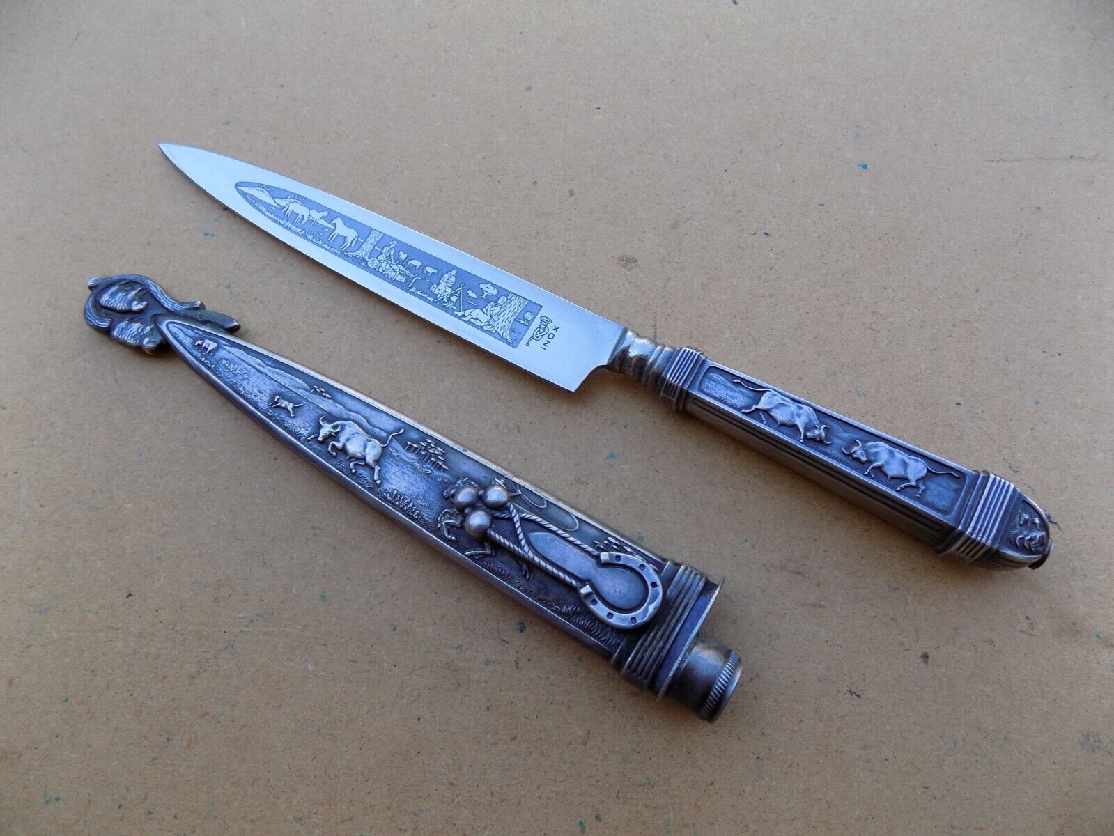 Vintage Argentine Gaucho Knife Made for Embraer