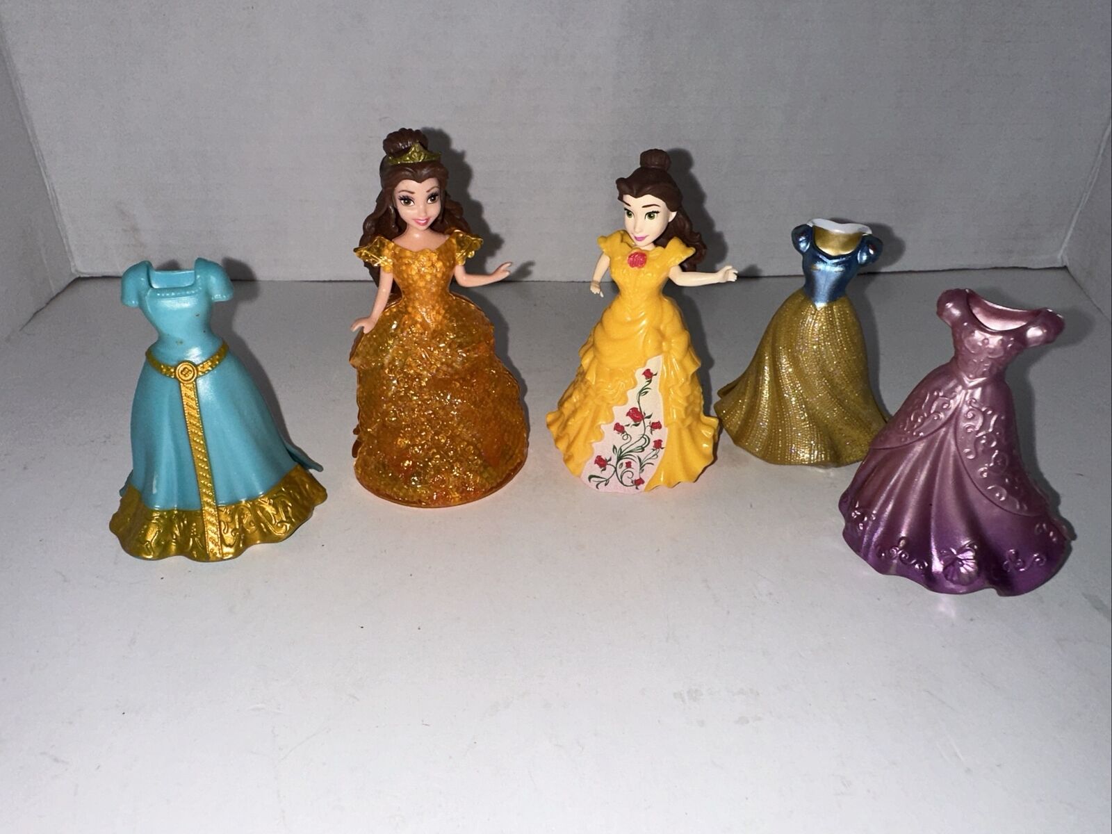 Disney Princess Belle Beauty & the Beast Magiclip Polly Pocket Lot