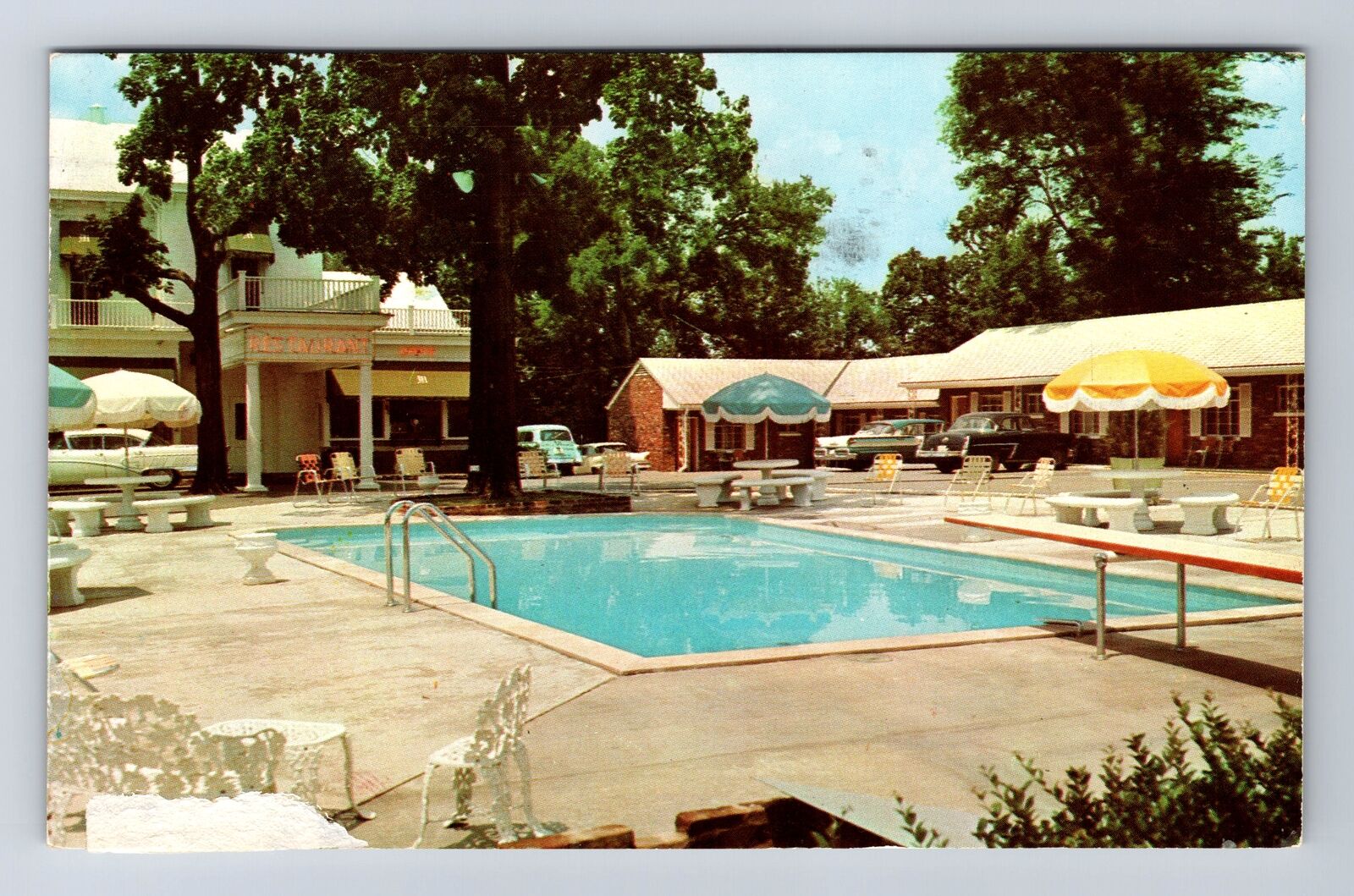 Nashville TN-Tennessee, Maple Manor Motel Restaurant, Vintage c1959 Postcard