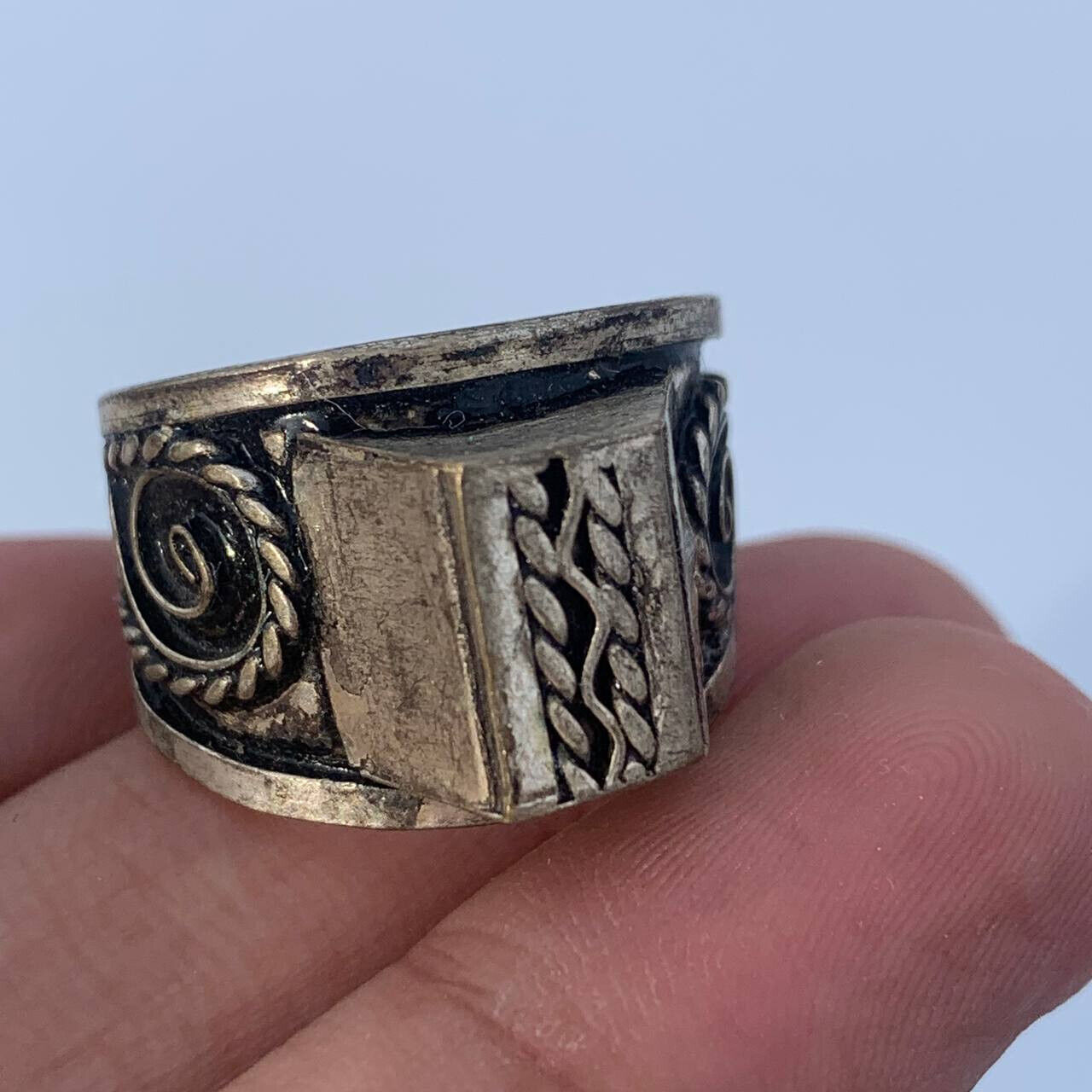 Rare Ancient Metal Ring Viking Artifact Metal Ring Authentic Rare Type
