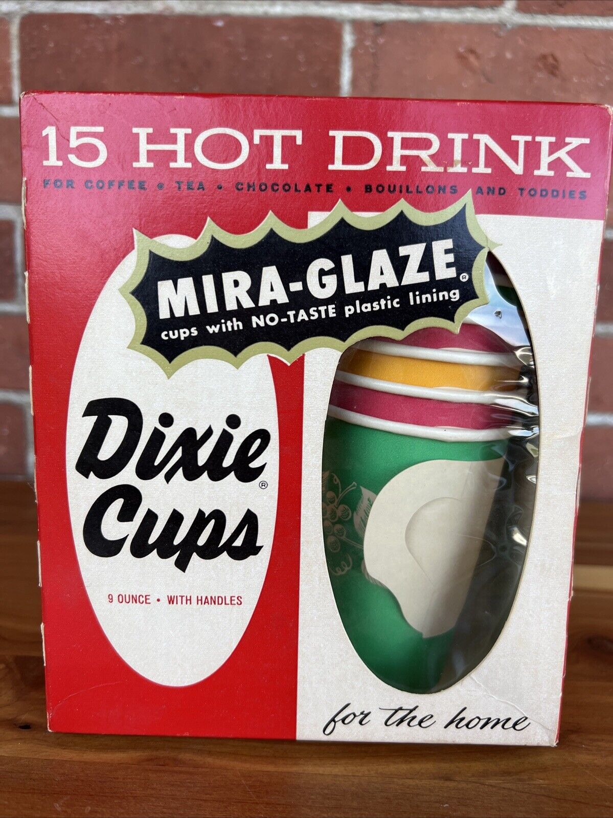 Vintage DIXIE CUP Mira-Glaze Hot Drink Cups  Old Store Stock NOS