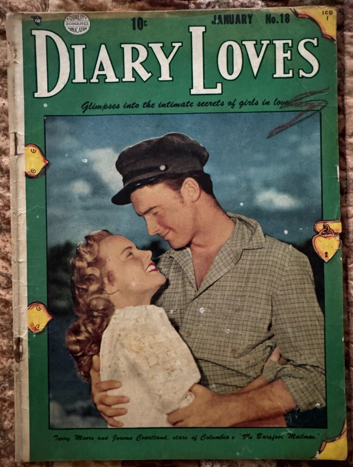 Diary Loves #18 (G/VG 3.0) Quality Comics Jan 1952 Gene COLAN John FORTE art