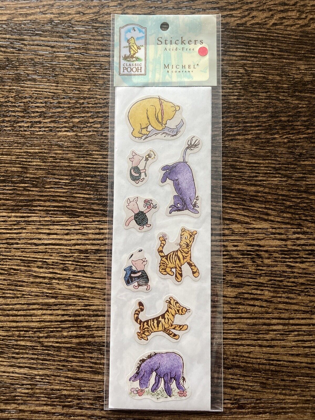 Michel & Co. Classic Pooh Acid Free Stickers #5277S
