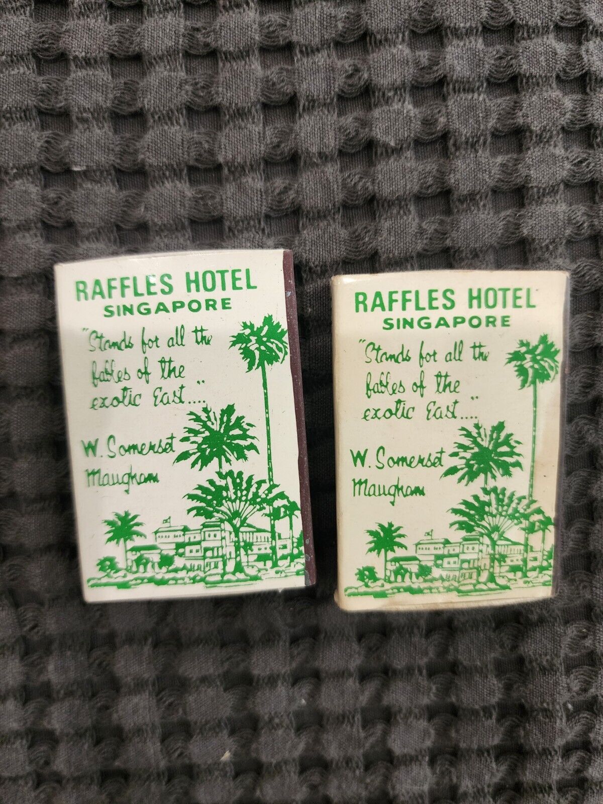 Vintage matchbook Raffles Hotel Singapore