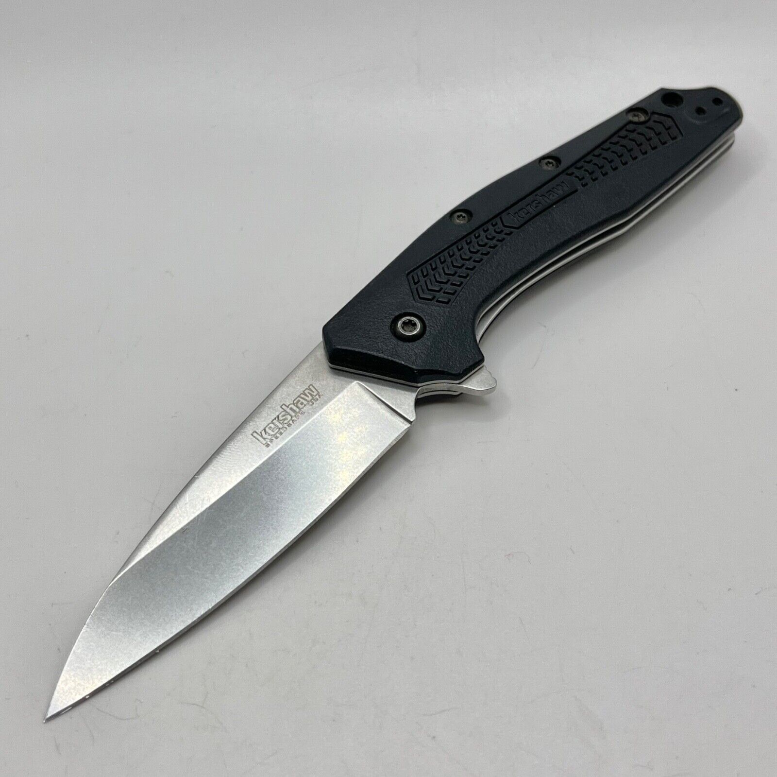 Kershaw Dividend 1812 Plain Blade Black USA Discontinued - Excellent condition