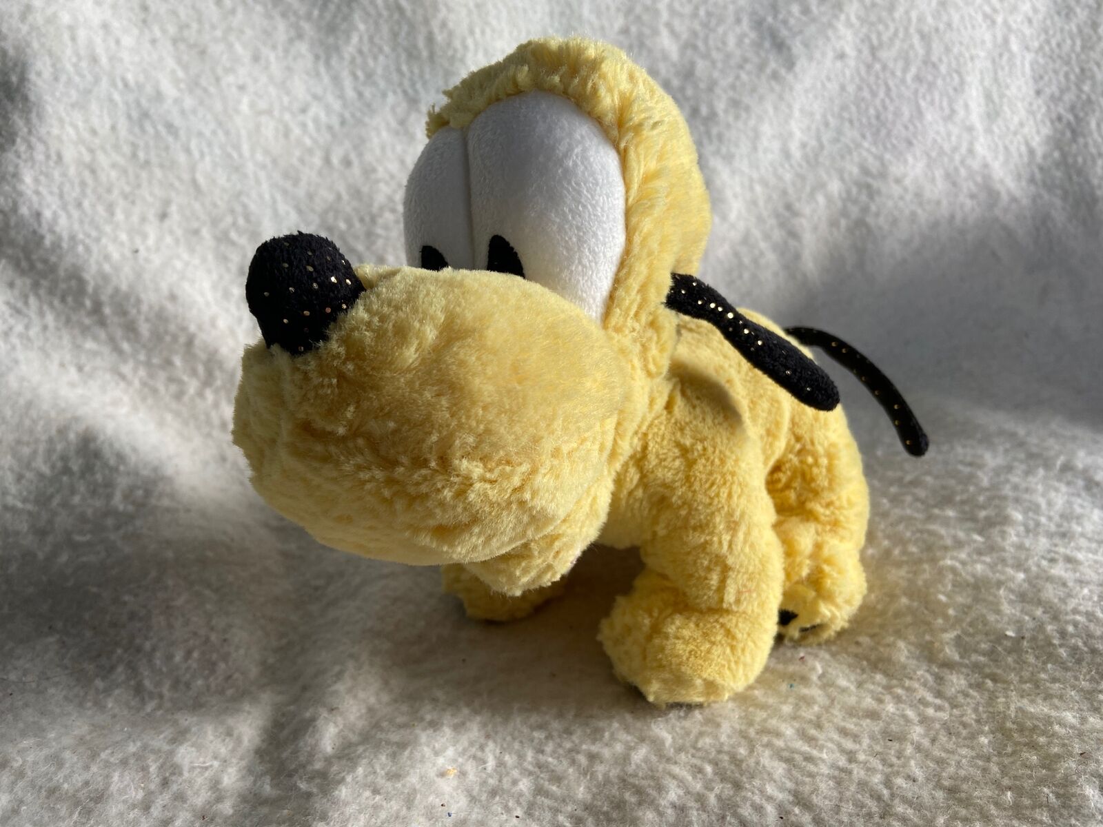 Walt Disney World Plush Babies Pluto Stuffed Animal Baby Toy Sparkle Ears Nose