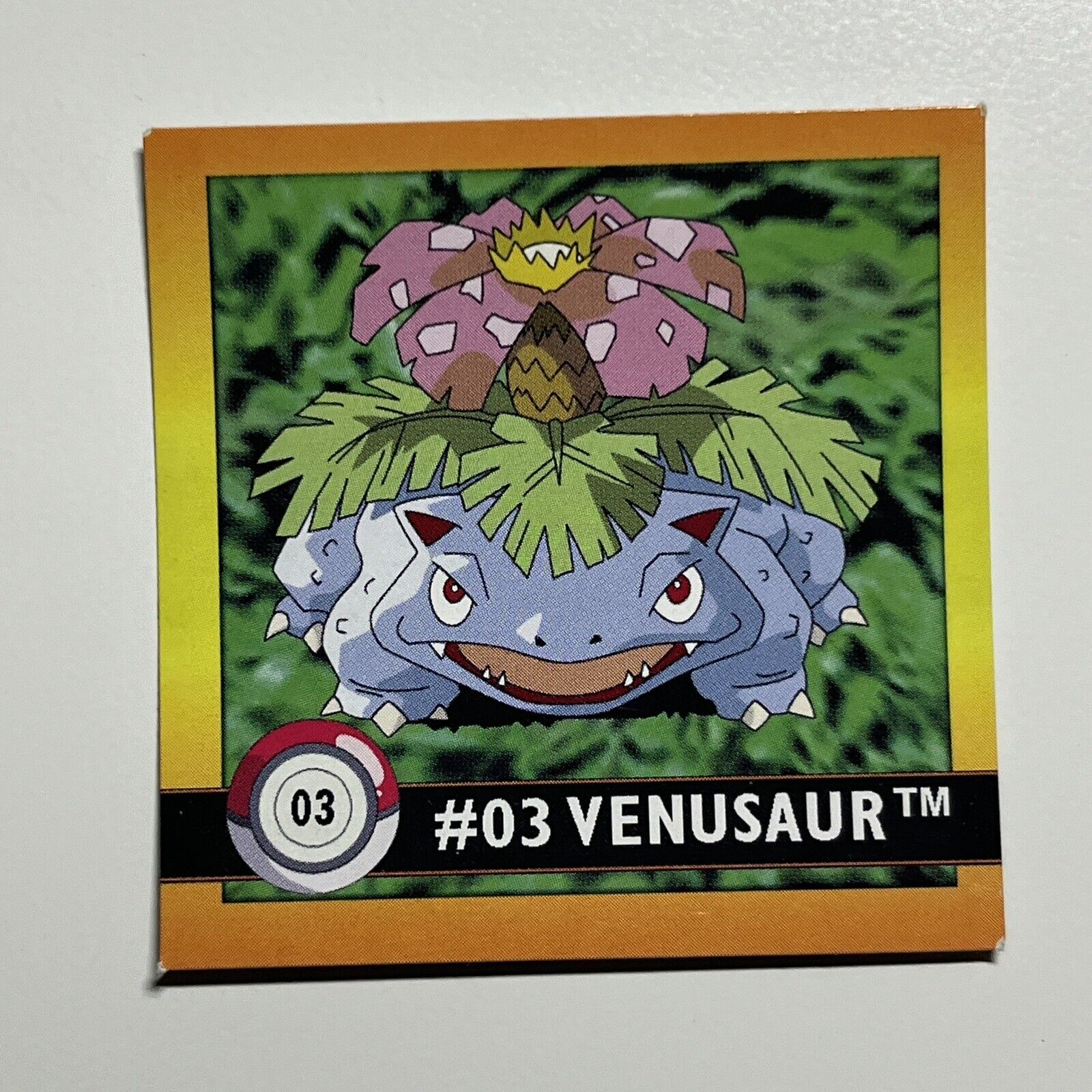 Pokemon 1999 Artbox Series 1 Stickers Venusaur 03 Nintendo Sticker
