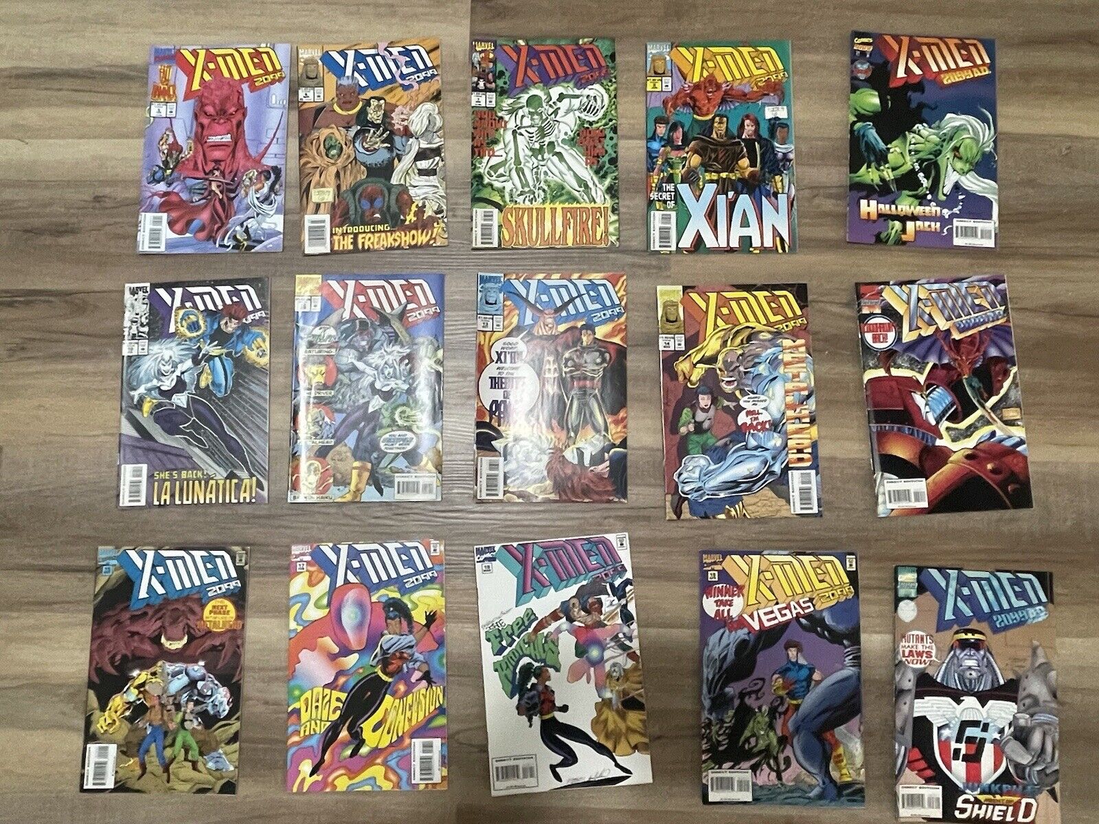 X-Men Comic Lot Of 27 NM + WHITE PAGES