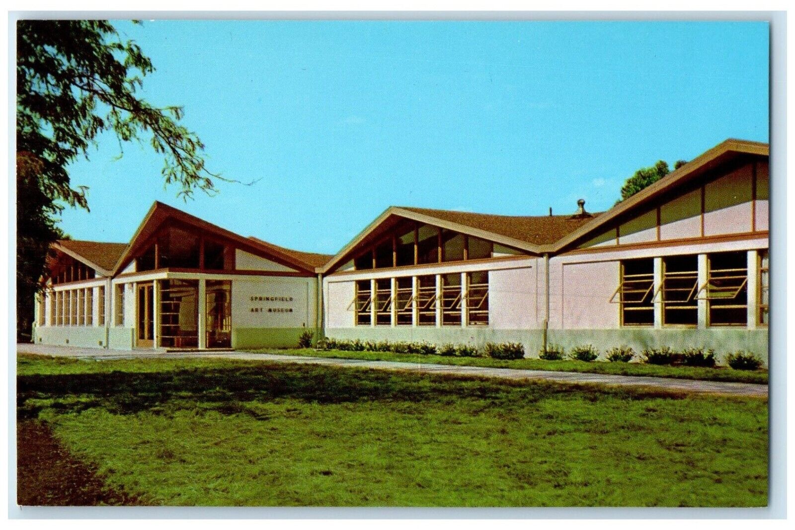 c1960 Springfield Art Museum Phelps Grove Park Springfield Missouri MO Postcard
