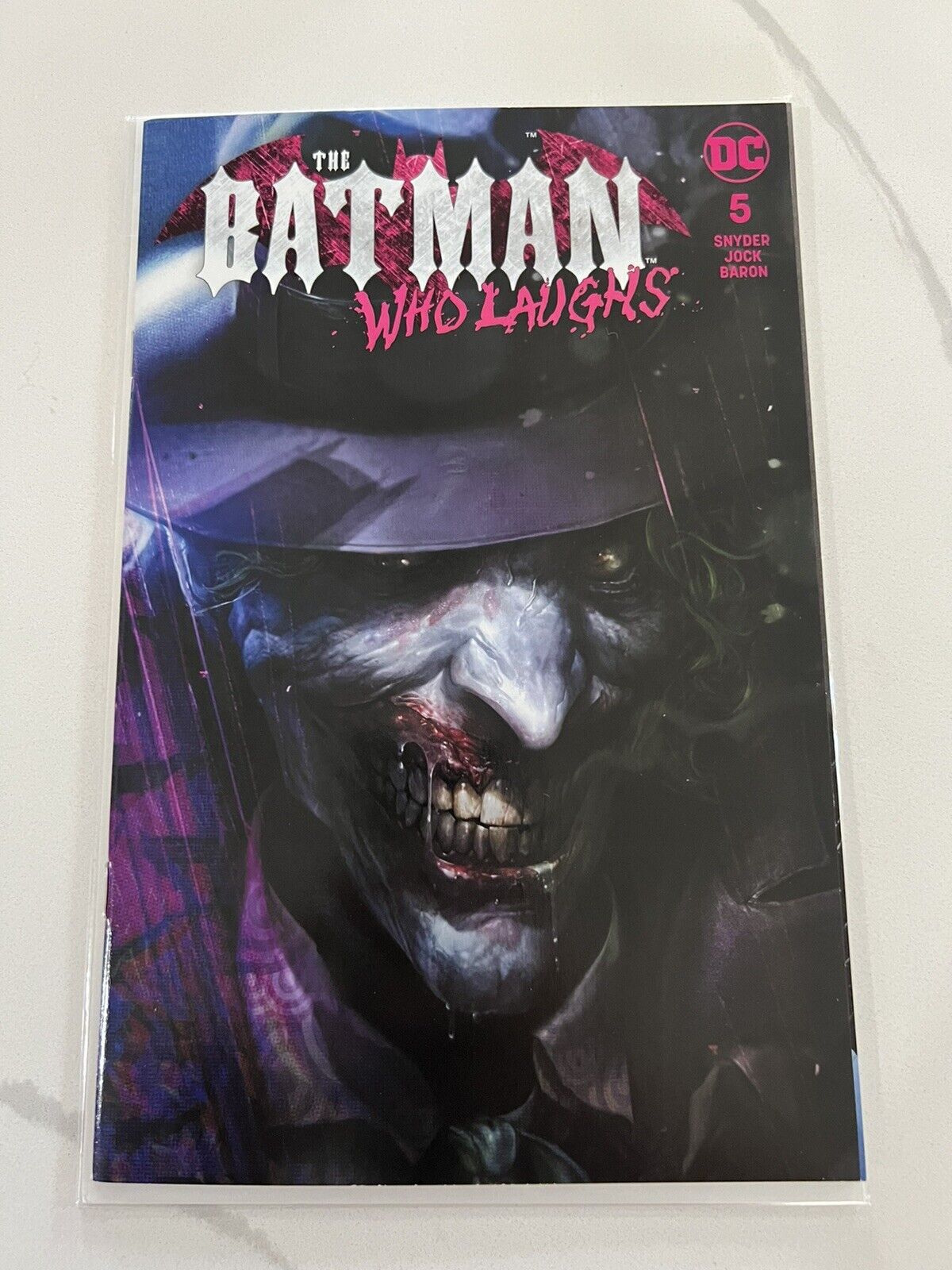 The Batman Who Laughs #5 (of 7) - Variant Cover by Francesco Mattina - DC - 2019