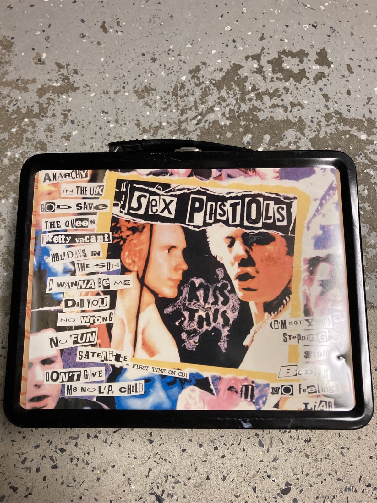Sex Pistols Collectible Metal Lunch Box W/ Thermos 2003 Neca Limited Edition