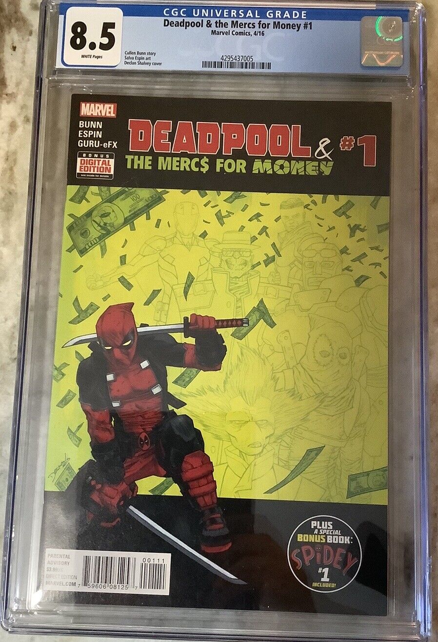Deadpool & The Merc For Money 1 CGC 8.5 Marvel 2016 Comic Book