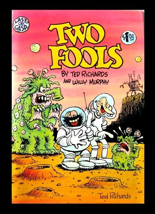 TWO FOOLS COMIC #1, 1ST PRINTING, 1976, TED RICHARDS, UNDERGROUND COMIC