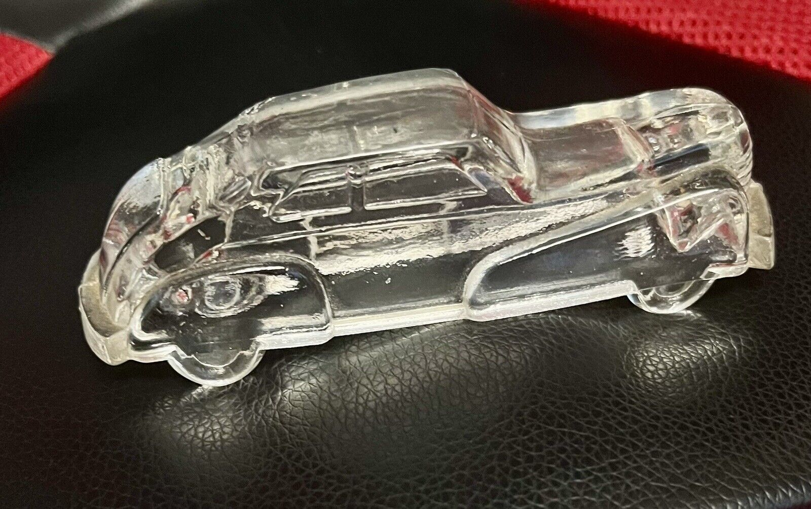 Antique Vintage Glass Car Candy Container - Late 1930s Style DeSoto? Packard?