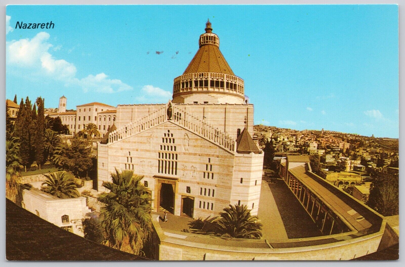 Nazareth Israel Vintage Postcard Church of the Annunciation