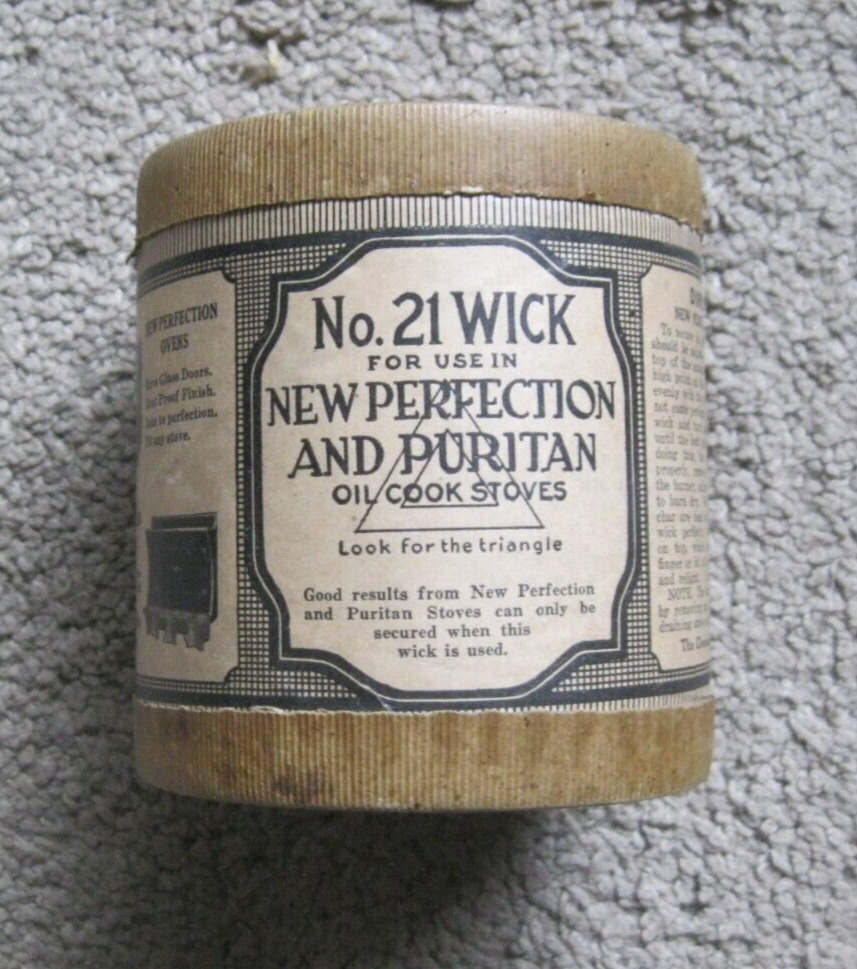 No.21 New Perfection And Puritan Oil Cook Stoves Wick With Original Container