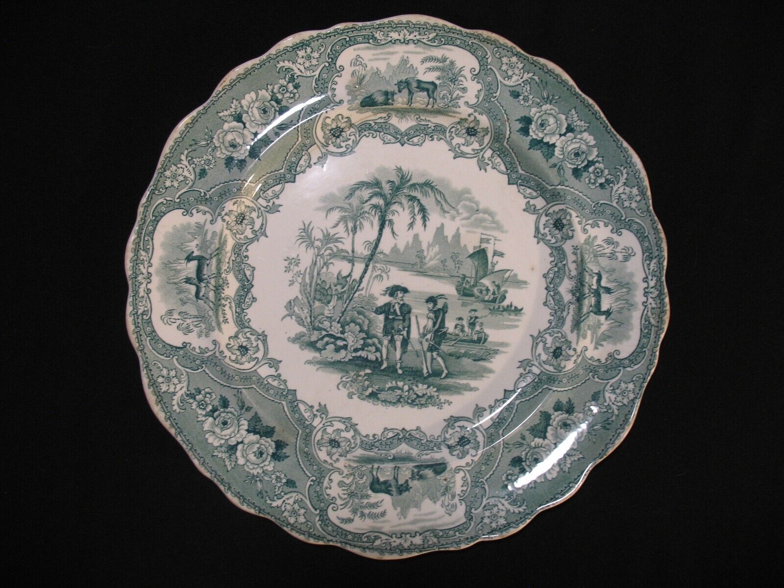William Adams Staffordshire Plate 10 3/4\