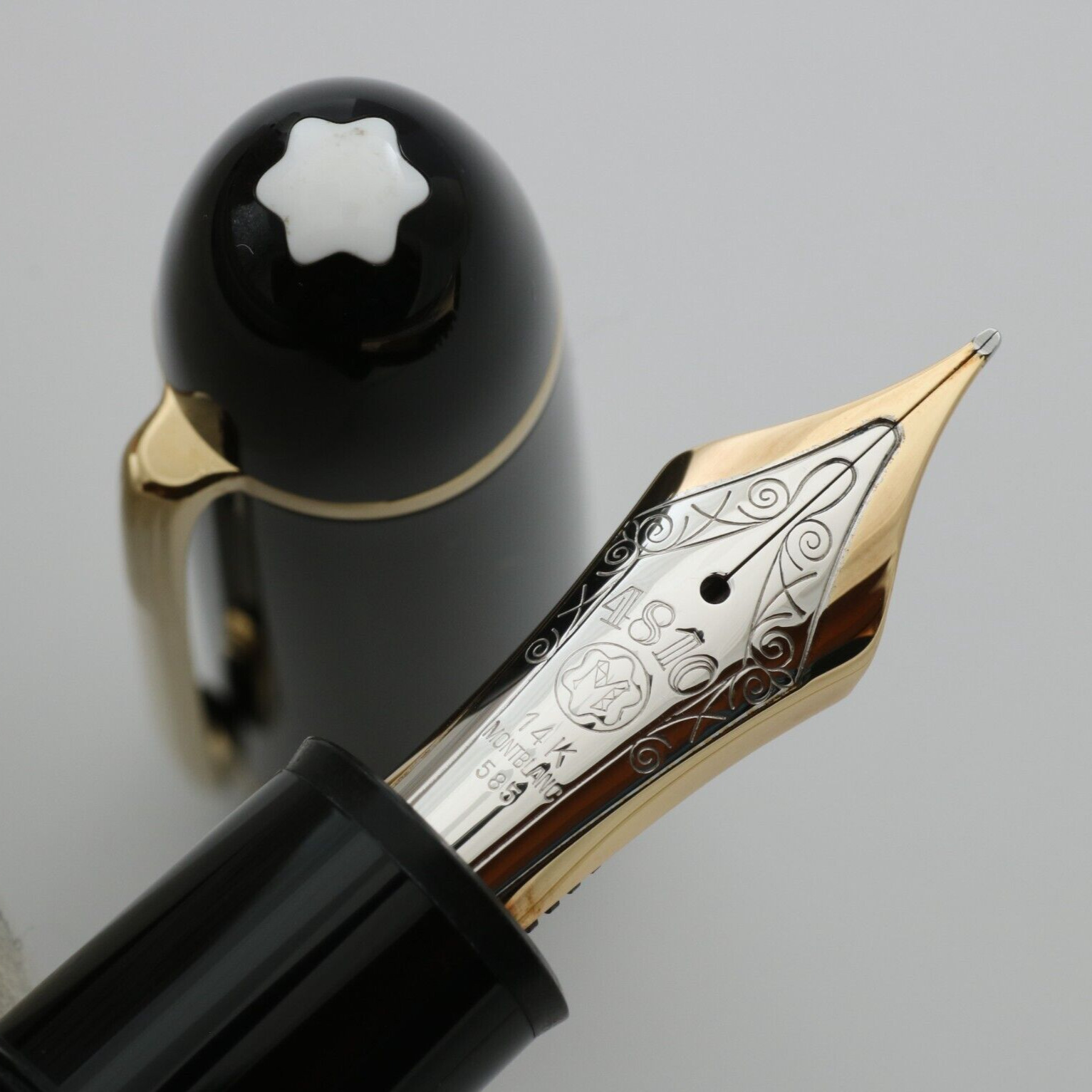 Montblanc No. 149 1980s Vintage 14K 585 F Nib Fountain Pen Used in Japan [012]