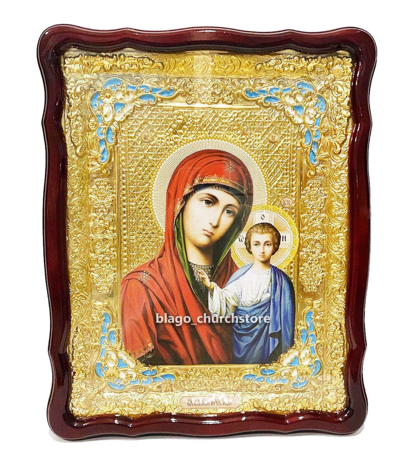 Handmade Church Icon Traditional Orthodox Christian Icon Mother of God 25.19\