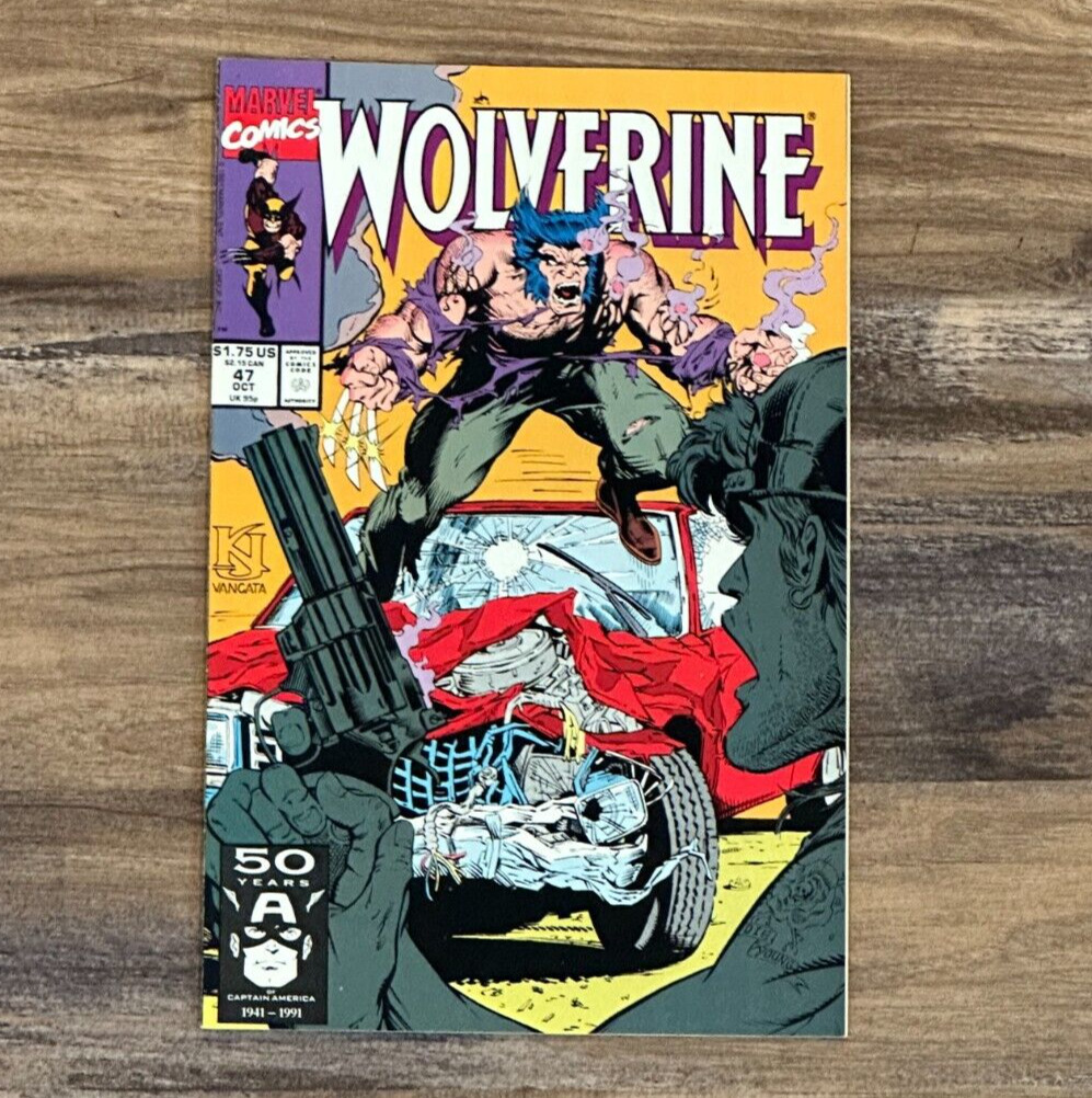 Wolverine #47 (Marvel, 1988) 1st Ongoing Solo Series X-Men Patch Logan