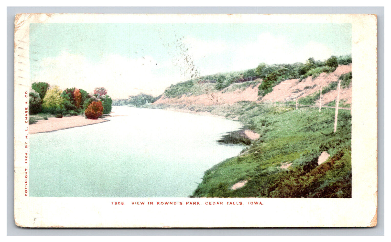 Rownd\'s Park, Cedar Falls Iowa IA Postcard