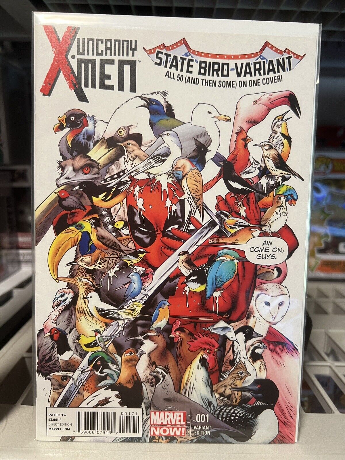 Uncanny X-Men #1 State Bird Variant Marvel Comics Deadpool NM
