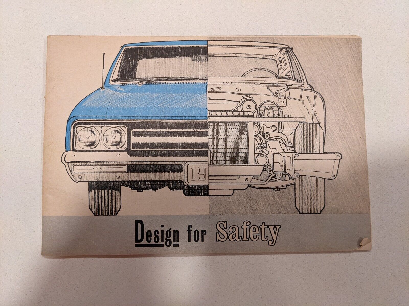 GENERAL MOTORS Design For Safety Brochure Booklet Pamphlet ￼ 1965 VINTAGE GM