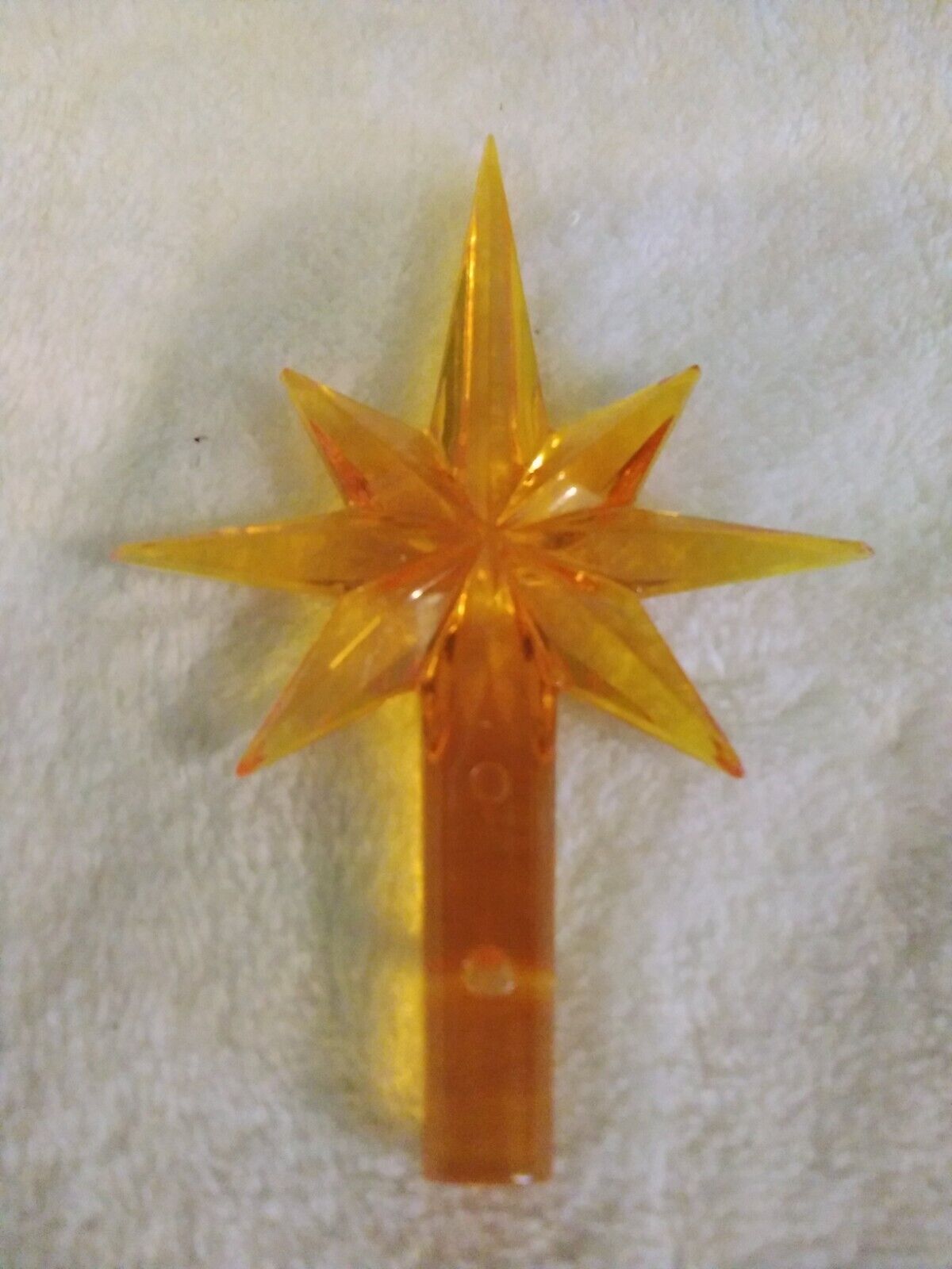 LARGE GOLD SNOWFLAKE STAR for Ceramic Christmas Tree/Topper. 3/8\