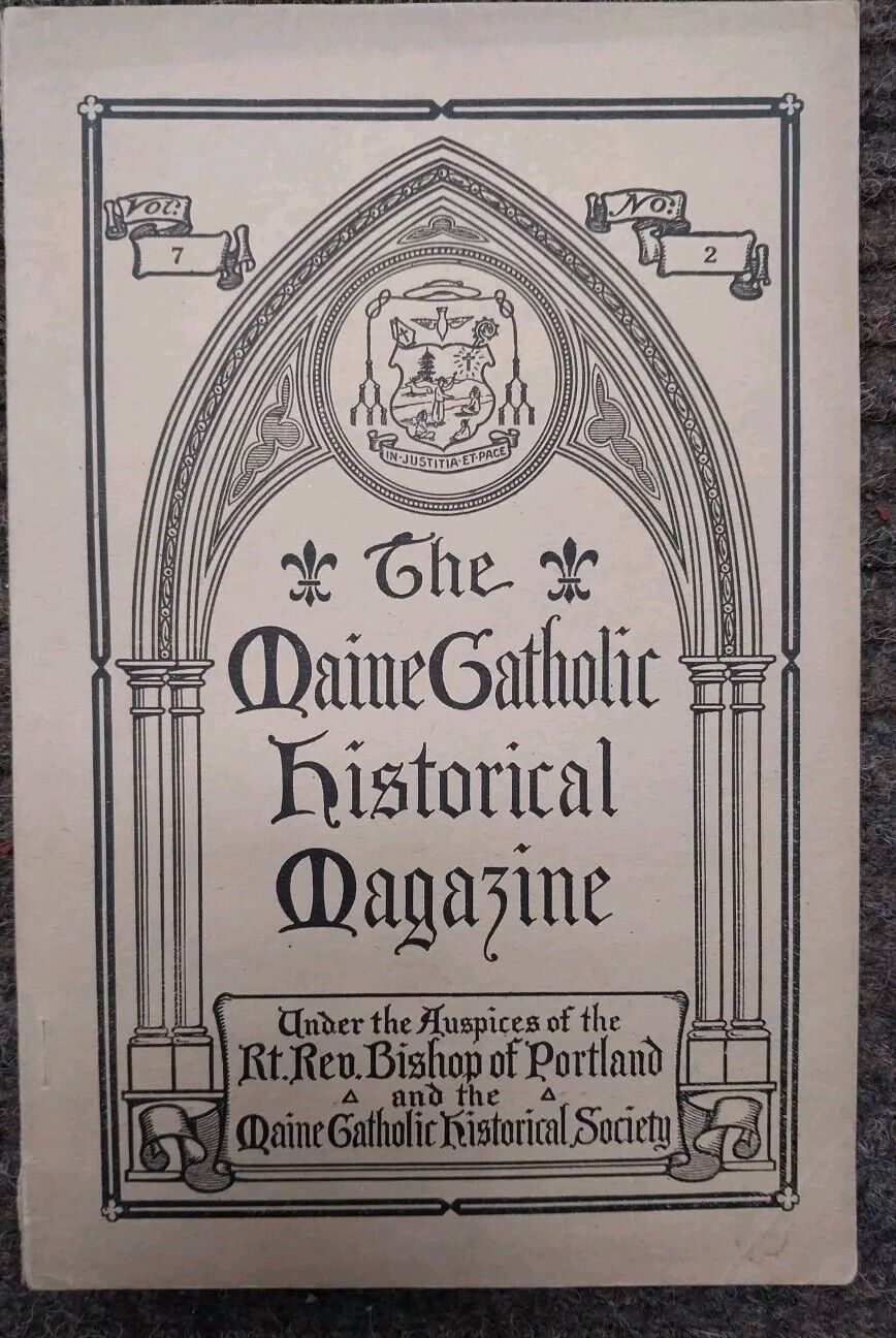October 1916  Maine Catholic Historical Magazine Vol 7