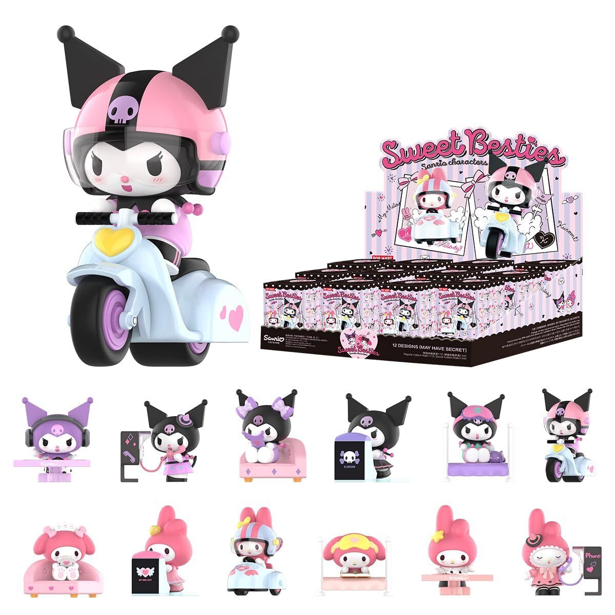 POPMART Sanrio characters Sweet Besties Series Figures [Assorted Box] Popmart Ga