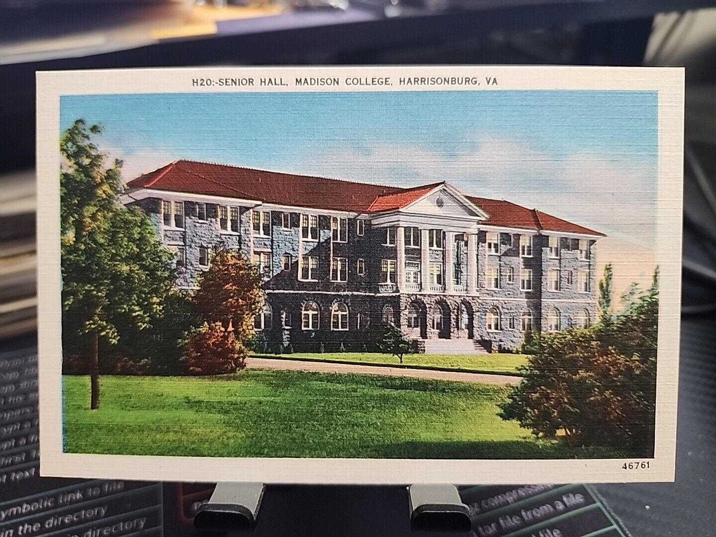 Senior Hall, Madison College, ,Harrisonburg VA Vintage Postcard