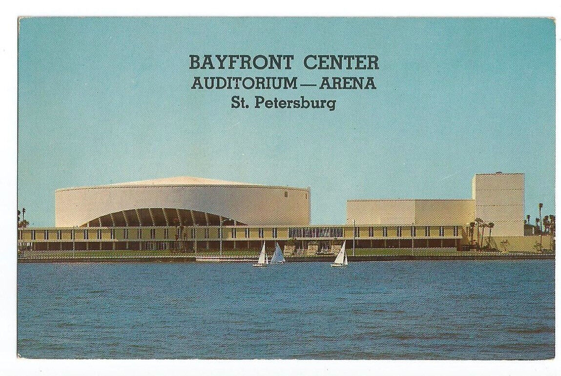 St Petersburg Florida FL Postcard Auditorium Bayfront Center