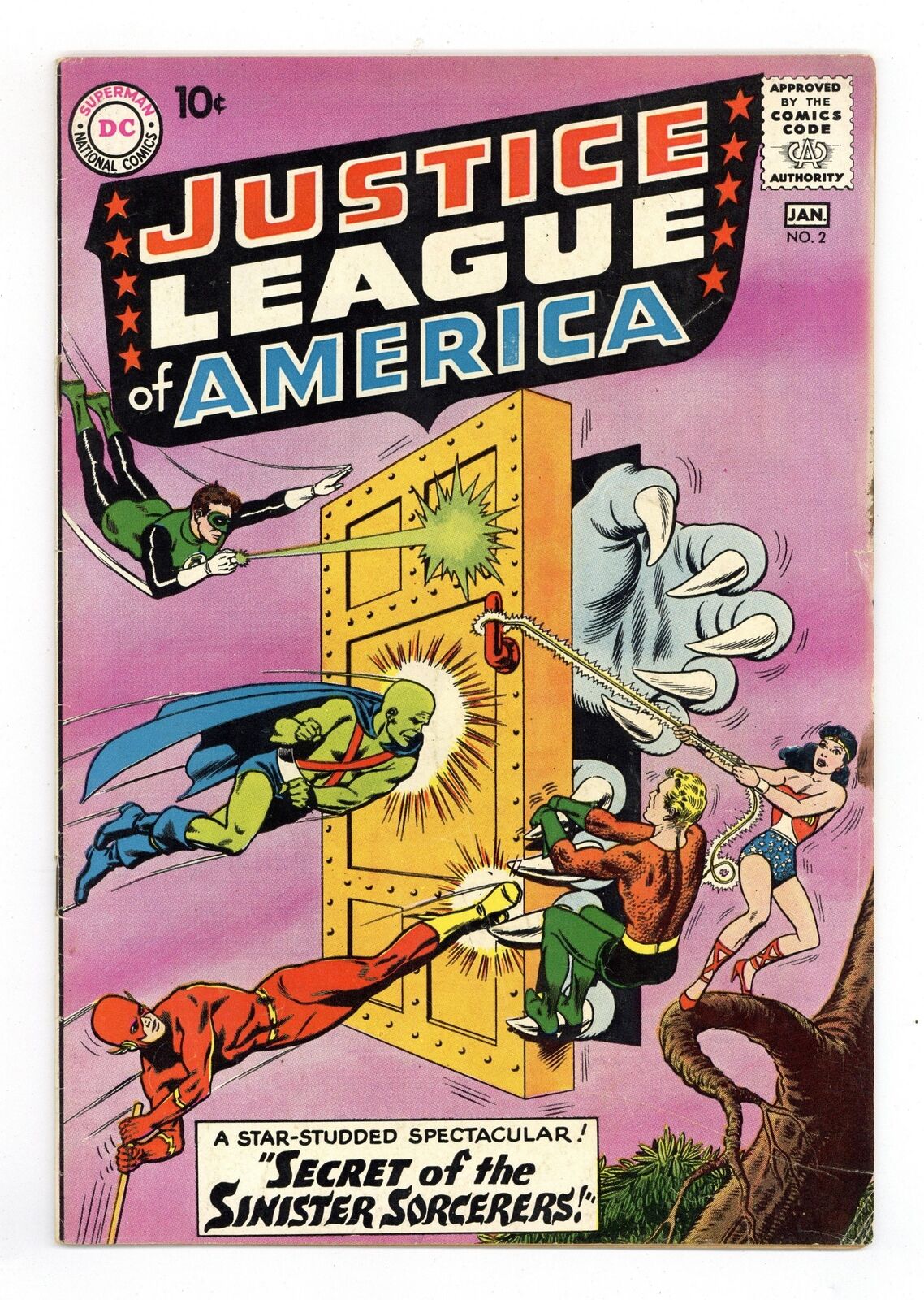 Justice League of America #2 VG+ 4.5 1961