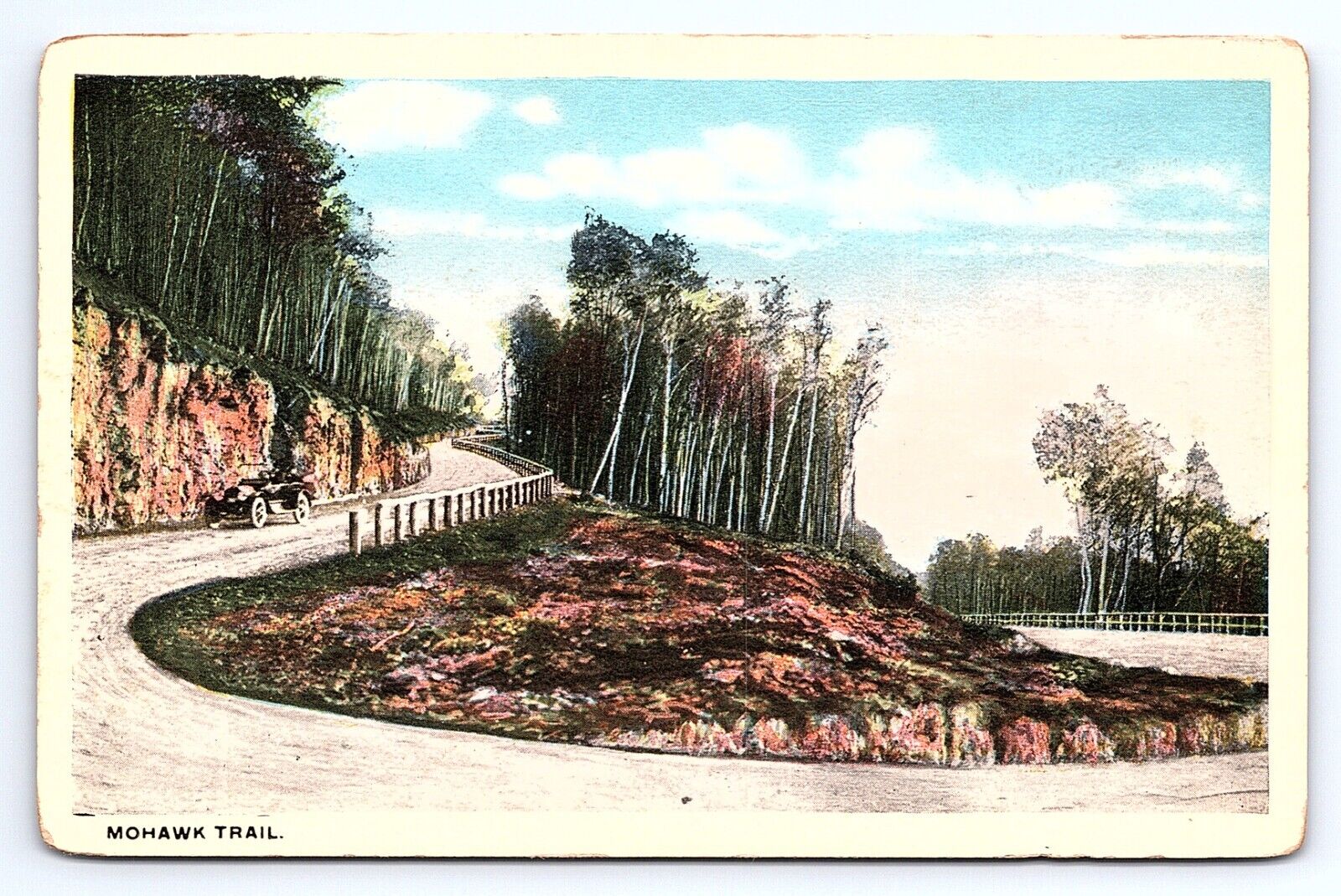 Postcard Mohawk Trail Through The Berkshire Hills Massachusetts
