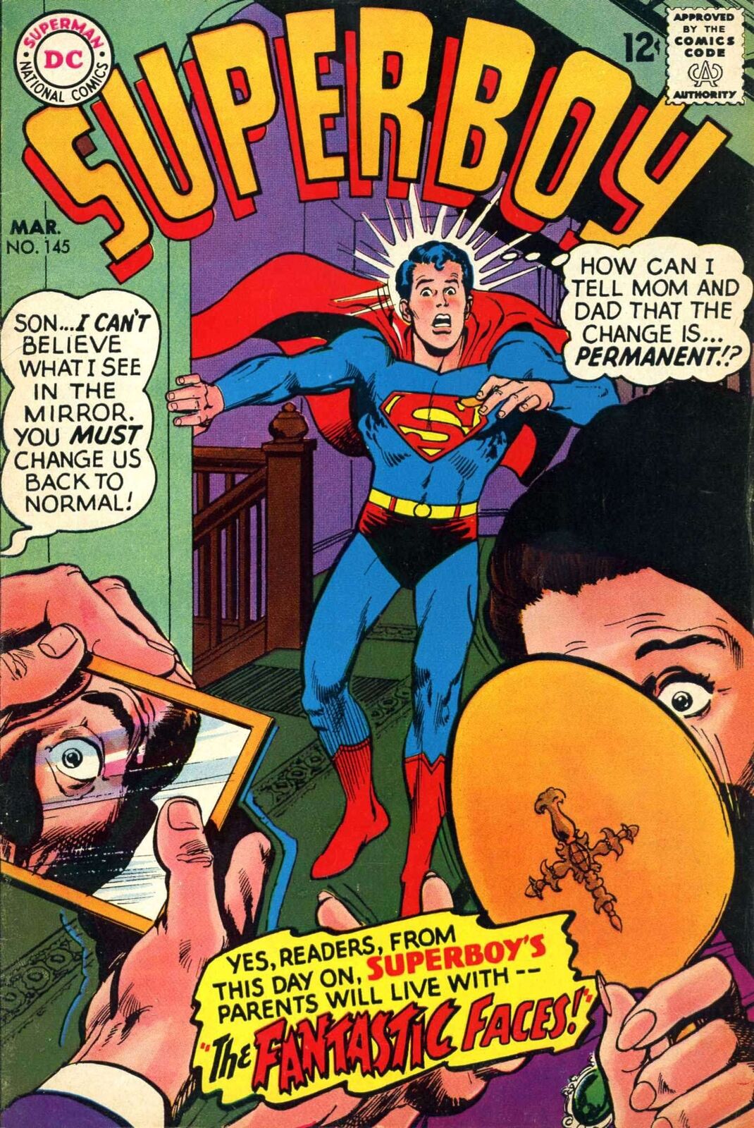 Superboy (1st Series) #145 VG; DC | low grade - March 1968 Neal Adams - we combi
