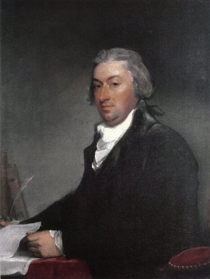Dream-art Oil painting Robert-R-Livingston-1793-1794-Gilbert-Stuart-oil-painting