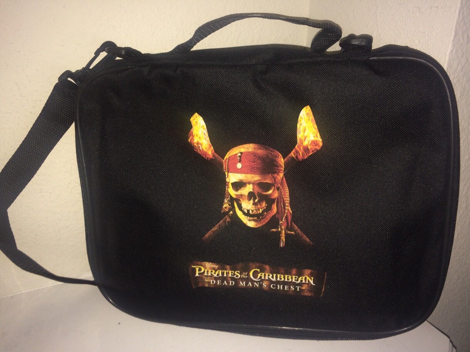 TRADING PIN BOOK BAG FOR DISNEY PINS Pirates Of The Caribbean Skul  DISPLAY CASE
