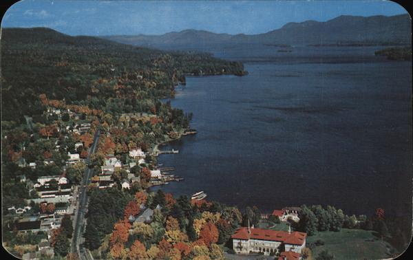1951 Lake George Village,NY Warren County New York Richard K. Dean Postcard