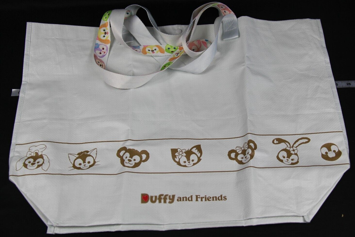 Hong Kong Disneyland HKDL Duffy And Friends Large Reusable Tote Bag US Seller