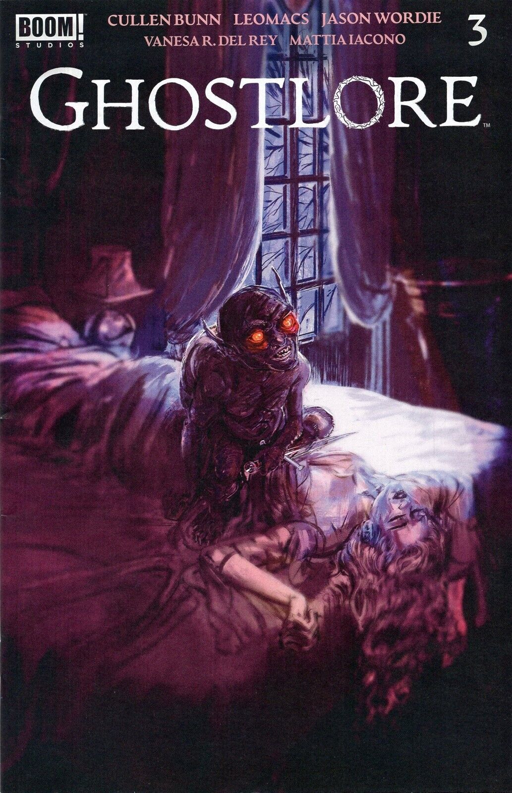 Ghostlore #3 cover B Del Rey Cullen Bunn Boom Studios horror comic book Leomacs