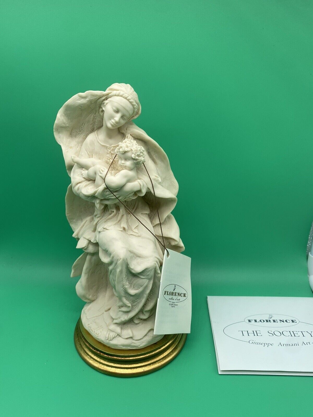 Madonna and Child 1998 giuseppe armani figurine Florence 1186A With Box/COA