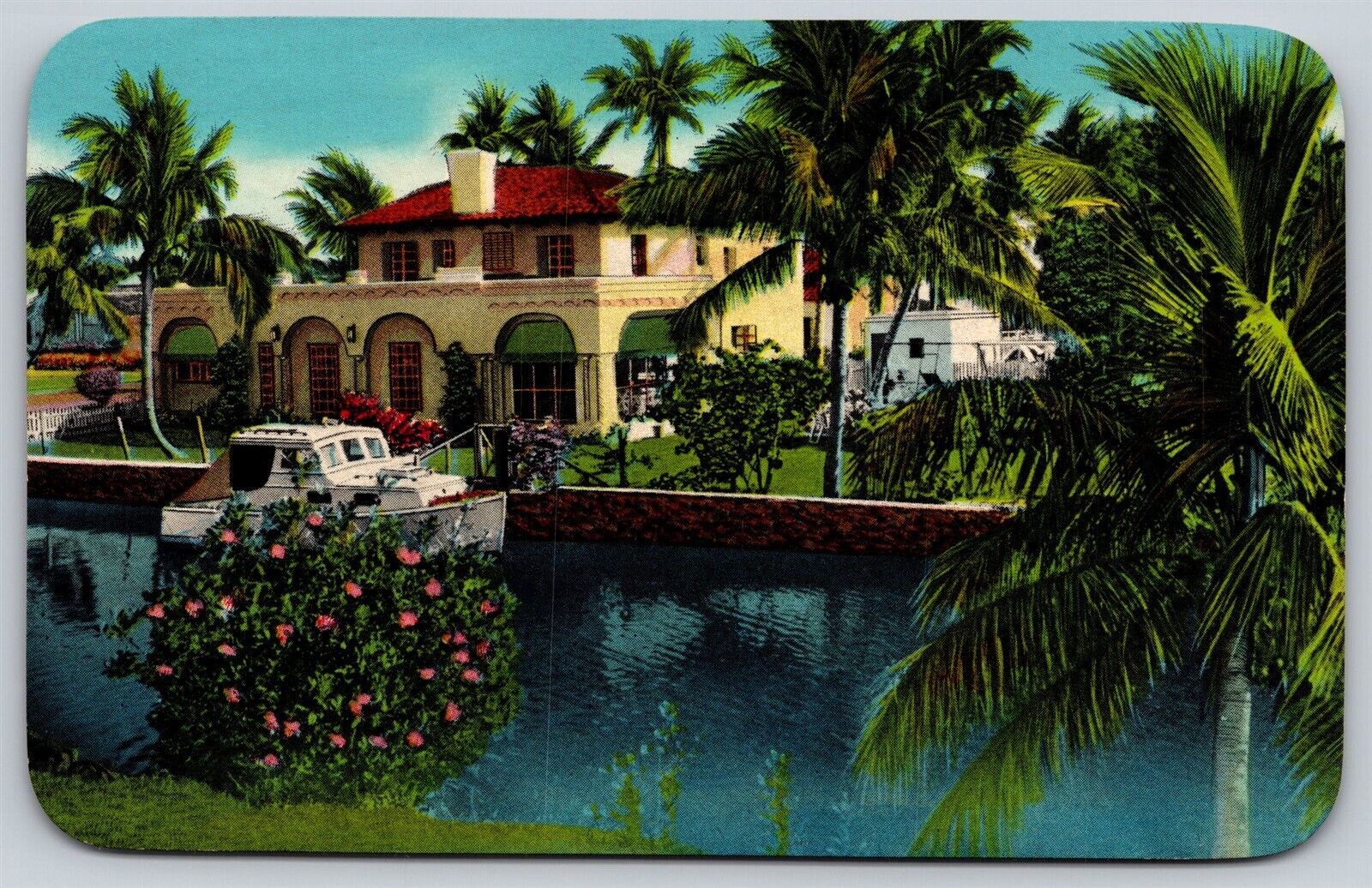 Postcard Venice of America, Fort Lauderdale, Florida L108