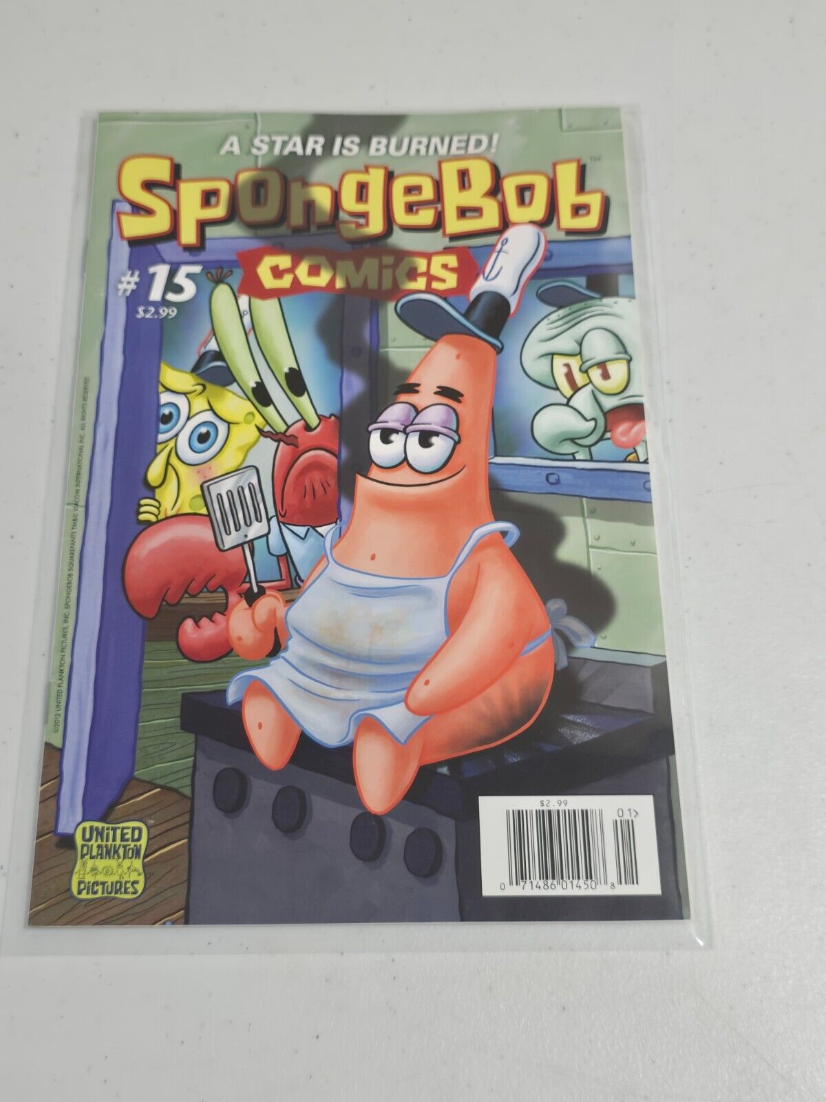 Spongebob Comic #15  United Plankton Pictures RARE  NM, like it was never opened