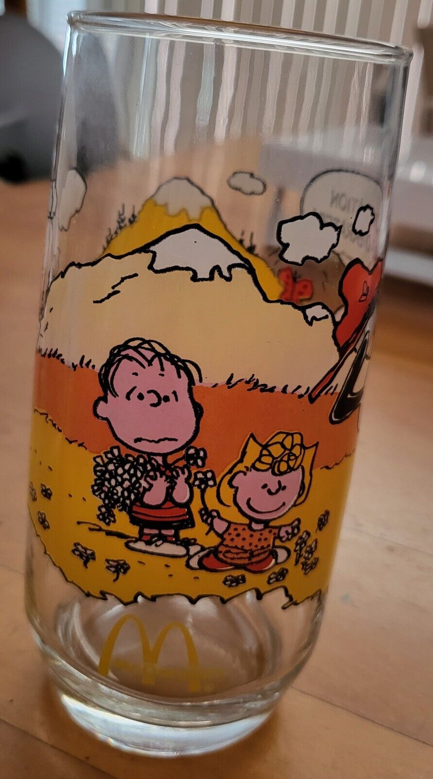 McDonalds Vintage 1968 Camp Snoopy Collection Drinking Glasses Charlie Brown