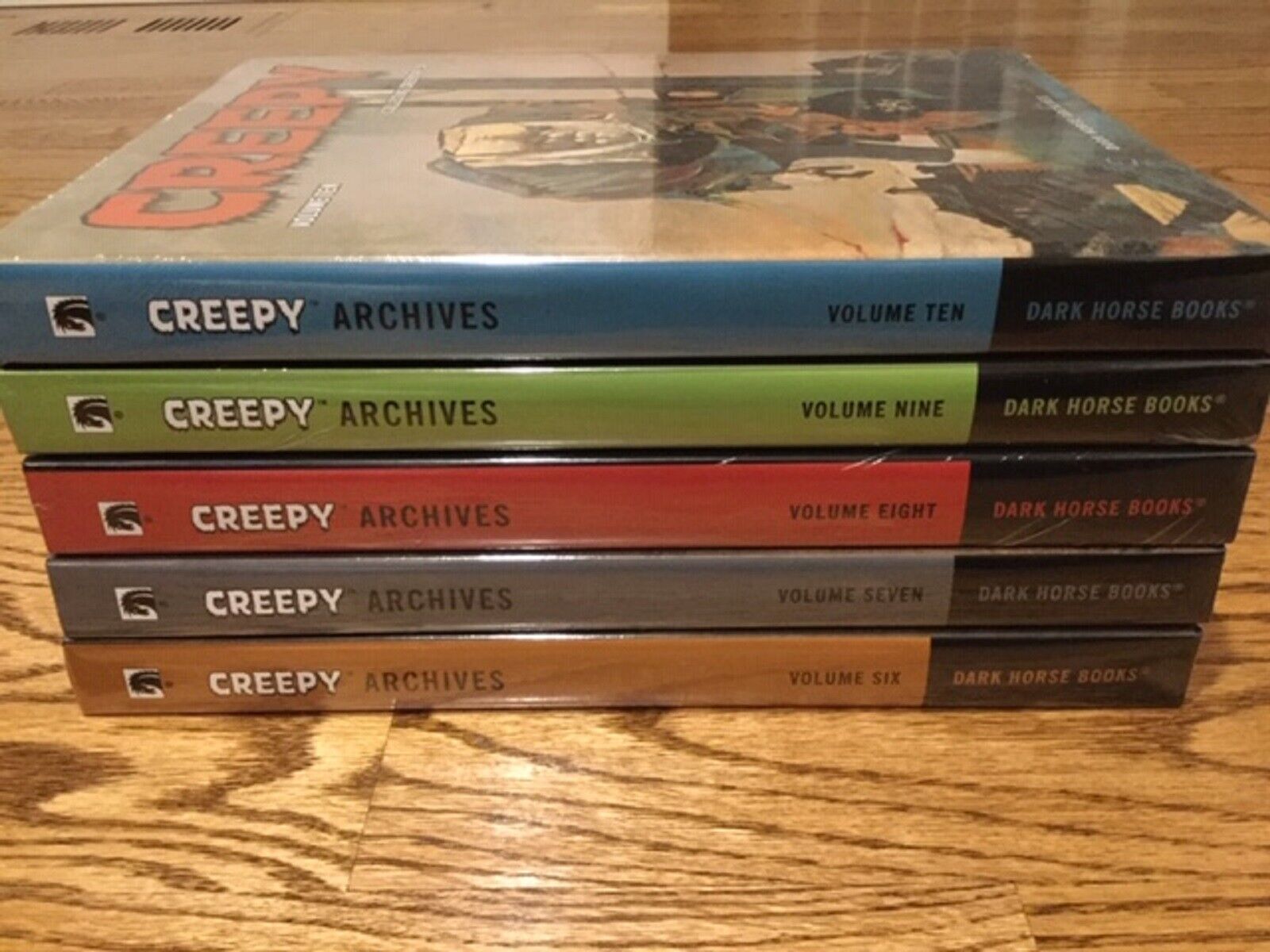 Five (5) Creepy Archives H/C Books #s 6,7,8,9,10 - Dark Horse - Sealed - Damaged