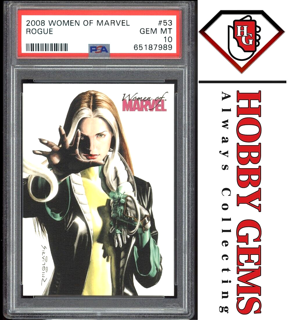 ROGUE PSA 10 2008 Rittenhouse Women of Marvel #53 C5